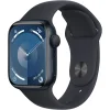 Apple Watch Series 9 41mm GPS Midnight Aluminum Case with Midnight Sport Band (S/M)